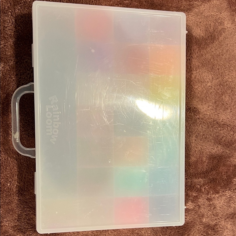 Rainbow Translucent Craft Storage Box